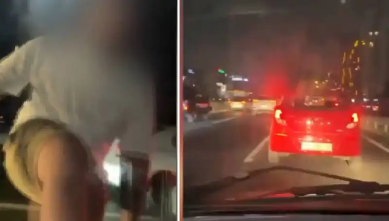 Trafik Magandası Gözüne Çarptı: Herkesin Gözleri Onlarda!