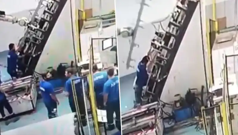 Fabrikada Şok Edici Kaza: Makine Sırtına Saptı, Çalışan Hastaneye Kaldırıldı