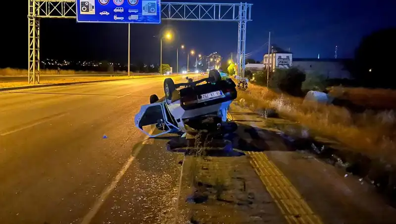 TIR’ın Sıkıştırdığı Otomobil Takla Attı: Yaşanan Kaza İle İlgili Detaylar