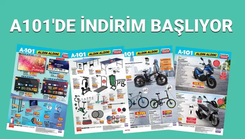 A101 12 Haziran Aktüel Kataloğu ile Yaz Alışverişi Başlıyor!