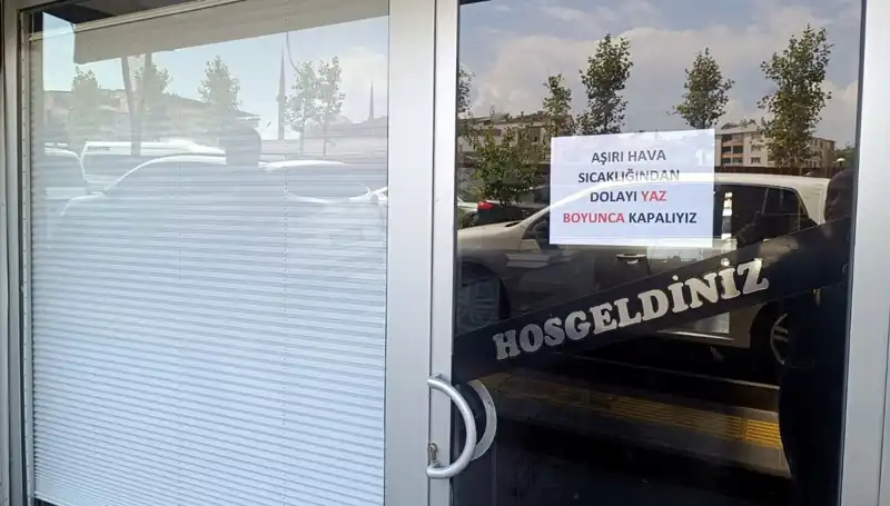 Afrika Sıcakları Türkiye'yi Sarmaladı: Esnaf Yaz Boyunca Dükkanlarını Kapattı
