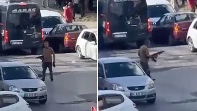 Başakşehir'de Pompalı Tüfekle Sokakları Korku Dolu Anlar Yaşandı!