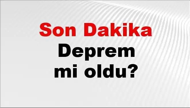Kütahya'da Son Dakika Deprem: Ayrıntılar ve Canlı Gelişmeler