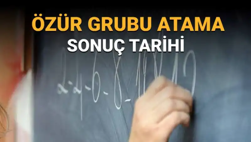 Özür Grubu Atama Sonuçları İçin Tarih Müsaitliği Bekleniyor