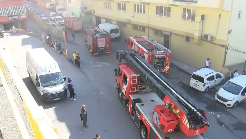 İstanbul'da Tekstil Atölyesinde Yangın: Korkutan Alevler ve Tahliye İşlemleri